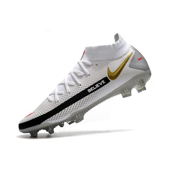 Nike Phantom Generative Texture Elite DF FG Blanco Negro Rojo Oro